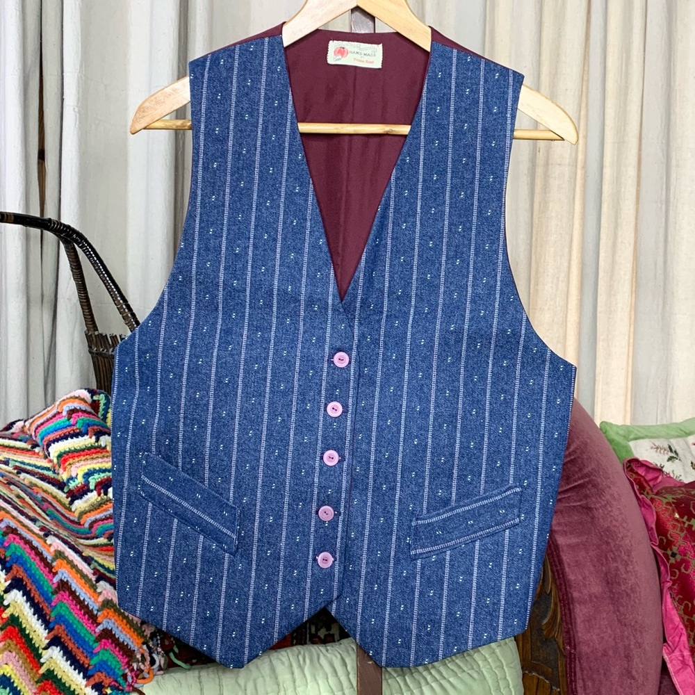 80s Denim Waistcoat Vest